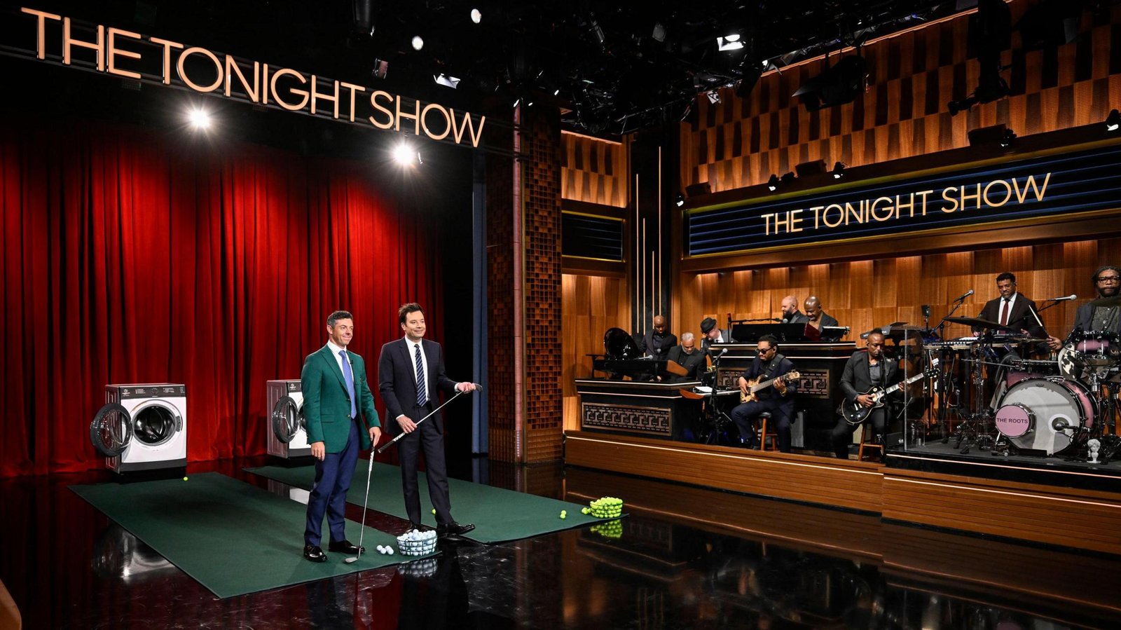 Rory McIlroy and Jimmy Fallon